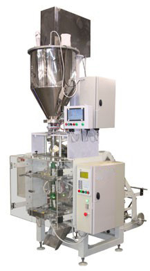 Весовой упаковочный автомат (машина) для фасовки мелкодисперсных пылящих продуктов МДУ-НОТИС-03М-520-МФДШ-В-ДП-ПЛ-ВК