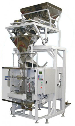 Весовой упаковочный автомат (машина) для фасовки сыпучих продуктов большими дозами МДУ-НОТИС-01М-820-2Рч-Д